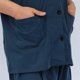 thumbnail image 4 of Camisetas de Manga Completa Hombres Bolsillo de Color Sólido Camiseta de Cuello Redondo de Manga Corta Abierta Completa con Pantalones Cortos de Cintura Elástica para Al Aire Libre, Casual, Uso Diari, 4 of 9
