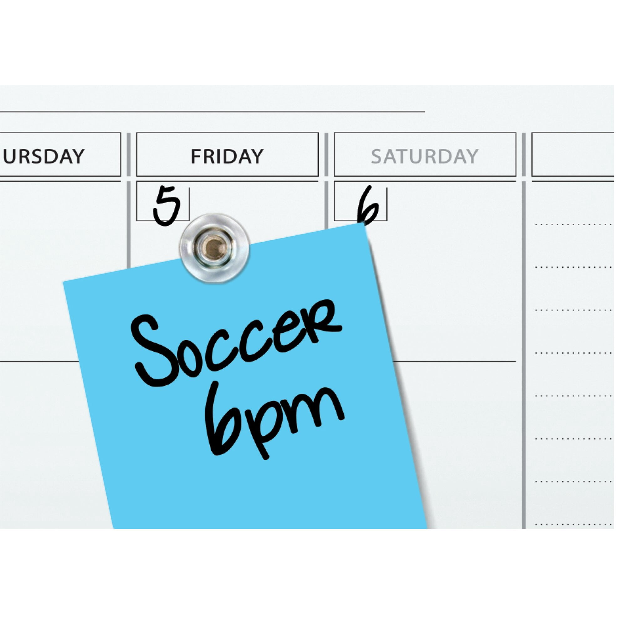 Quartet Infinity Glass Magnetic Calendar Board 36 x 24 3 x 2 White Surface -