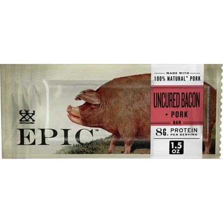 EPIC Uncured Bacon Protein Bar, 1.5oz