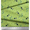 thumbnail image 2 of Soimoi Polyester Crepe Fabric Airplane,Guitar Wire & Notes Musical Instrument Print Fabric by Yard 42 Inch Wide, 2 of 3