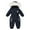 Navy, variant on REDARER Baby Boys Thermal Romper Winter Snowsuit Outfit, Warm Thick Padded Coverall for Toddler Cold Weather,18-24 Months