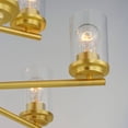 thumbnail image 4 of 10206CLSBR Maxim Lighting Corona - 9 Light 2-Tier Chandelier-Satin Brass Finish    -Traditional Installation, 4 of 11
