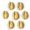 Champagne Yellow, variant on U8MO 10ps Dyed Natural Cowrie Shell Beads No Hole Seashell Loose Spacer Beads 18~22mm-Dark Orange