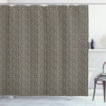 thumbnail image 1 of Ambesonne Jungle Print Shower Curtain, Simplistic Foliage, 69"Wx70"L, Beige and Charcaol Grey, 1 of 3
