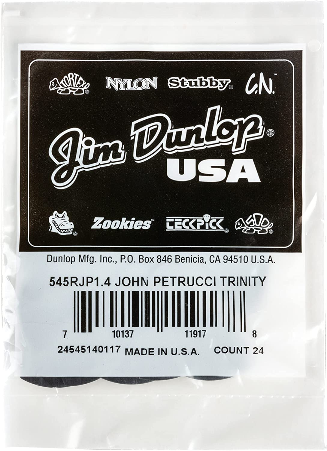 Dunlop John Petrucci Trinity Guitar Pick 1.4 mm 24 Pack