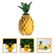 thumbnail image 2 of Estatua de piña de cristal, adorno de piña de cristal, figura de fruta, estatua de piña artificial, 2 of 7