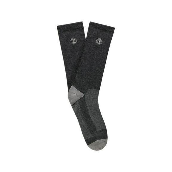 Timberland Coolmax 2 Pairs Crew Mens Socks Size OS, Color: Grey/Grey