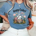 thumbnail image 2 of Hoppy Easter Bunny & Chicks T-Shirt – Cute Spring Egg Hunt Graphic Tee for Men & Women, 2 of 7