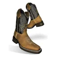 thumbnail image 3 of Bota Rodeo Vaquera El Carril Hombre Clásicas Piel Res Miel, 3 of 4