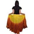 thumbnail image 3 of Wevez Plus Size 40 Inches Long Tribal Fusion 25 Yard Skirt (YM), 3 of 4
