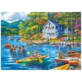thumbnail image 1 of RoseArt - Kodak Premium 1000-Piece - Lake swimming - Adult Interlocking Puzzle, 1 of 6