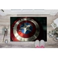 thumbnail image 4 of Captain America Rugs, Boy Room Rugs, Trendy Rug, Modern Rugs, Floor Rug, Non Slip Rug, Non-Slip Carpet Rugs, Gift For Him Rugs, Circle Rug, 5.2'x7.5' - 160x230 cm, 4 of 8