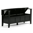 thumbnail image 2 of Atlin Designs Banc de Rangement d'Entrée, Noir, 2 of 5