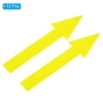 thumbnail image 3 of Pegatina de flecha direccional Uxcell, paquete de 12, adhesivo removible de PVC, amarillo, 3 of 6