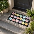 thumbnail image 6 of Small Classroom Rug with Pastel Colors, 15.7"x23.6" Soft Faux Non Slip Floormat for Indoor Outdoor Decor, Shape C, 6 of 7