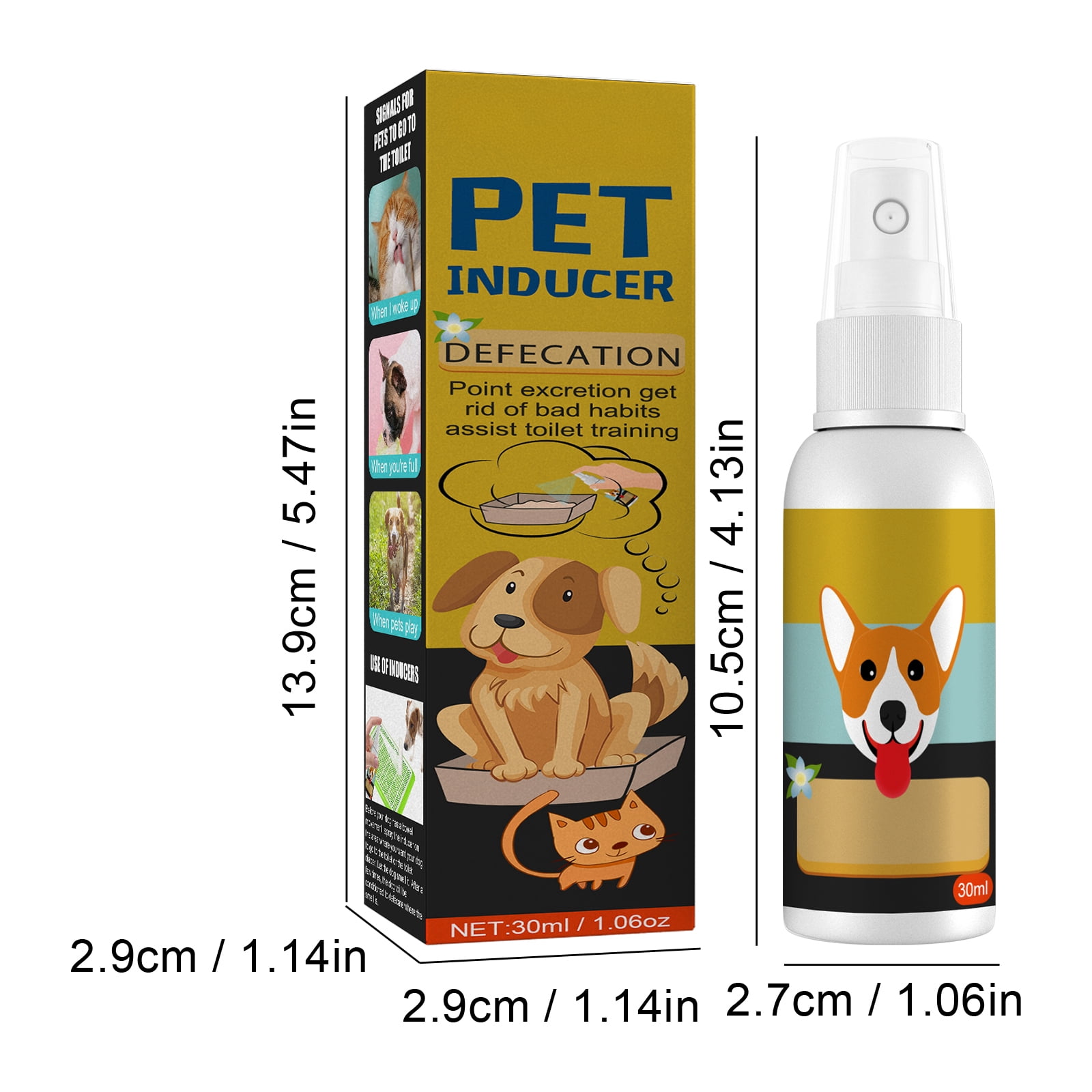 Alvantor Potty Training Spray for Dogs, Attractant Teache for Indoors or Outdoors, 1.06fl.oz