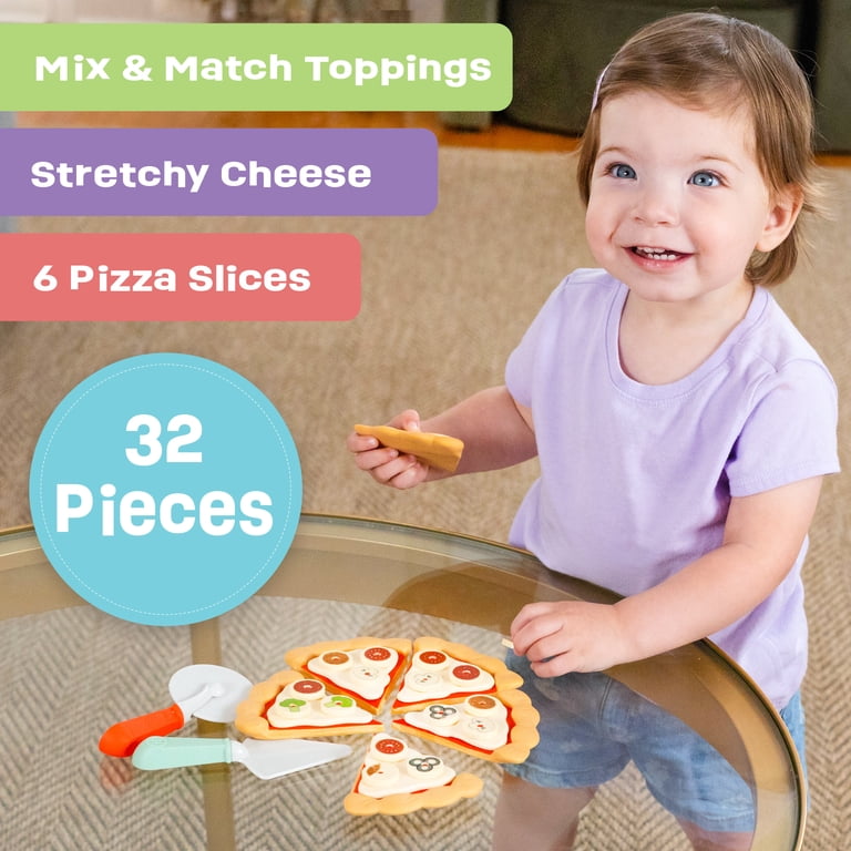 おもちゃ屋CORTIS GREEN GREEN 3形態セット Hopscotch Lane Pizza Party Set for Children Ages 3 and up