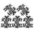 thumbnail image 2 of 5PCs Bat Letter Decoration Halloween Ornament Door Pendant Party Supplies Felt Modern Simple, 2 of 5