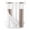 Brown, Beige, Tan, variant on No Hook Shower Curtain, Navy Blue Striped Stall Bathroom Curtains with Snap in Liner, Farmhouse Simple Line Vertical Stripes Waterproof Washable Fabric Shower Curtain Set, 48" x 72"