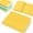 Yellow, variant on Thickened Color Brick Notebook A5 720 Hardcover Journal with PU Leather Cover Solid Color Pages Thick Paper Ribbon Bookmark Cute Diary Planner for Notes School Office Study Travel Gift(A)