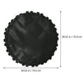 thumbnail image 2 of Miangastore 1 Pce Tapis de Saut Rond Trampoline Noir avec Crochets de Remplacement, 2 of 8