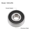 thumbnail image 2 of Uxcell 5/16x29/32x5/16" 1605-2RS Double Sealed Z2 Ball Bearings Chrome Steel 2 Pack, 2 of 5