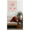 thumbnail image 3 of Kate and Laurel Framed Canvas Wall Art Print 'Christmas Bows' by Rachel Lee, 18 x 24 Sylvie Bright Gold Frame, Whimsical, Holiday Art for Wall Decor, 3 of 8