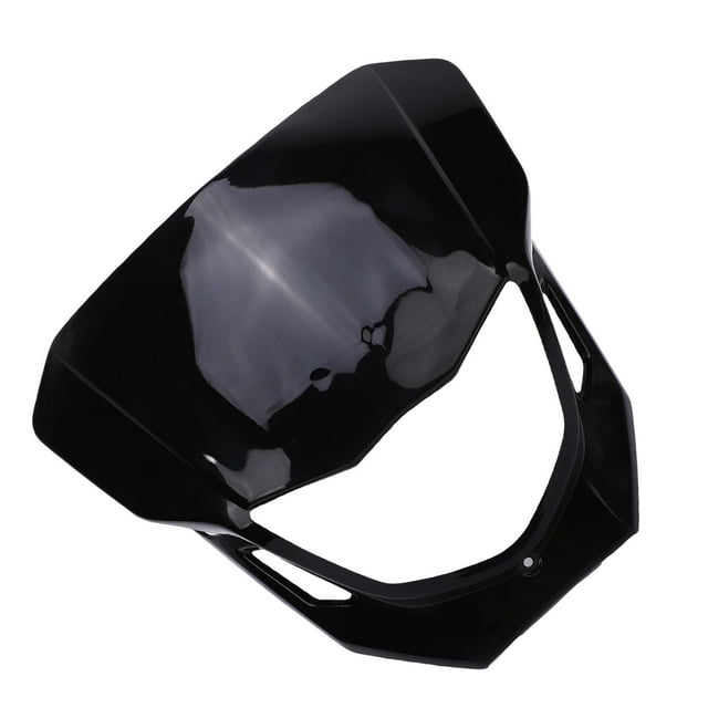 Cubierta De Carenado De Faro, Máscara De Carenado De Faro De Motocicleta Seguridad Mejorada Negra Para Moto