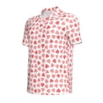 thumbnail image 4 of Wukai Hearts Men’s Polo Shirts,Quick-Dry Athletic Shirt,Classic Fit Shirts-Large, 4 of 8