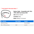 thumbnail image 2 of Battery Cable - Compatible with 1996 - 1999, 2005 Ford Taurus SHO 1997 1998, 2 of 2