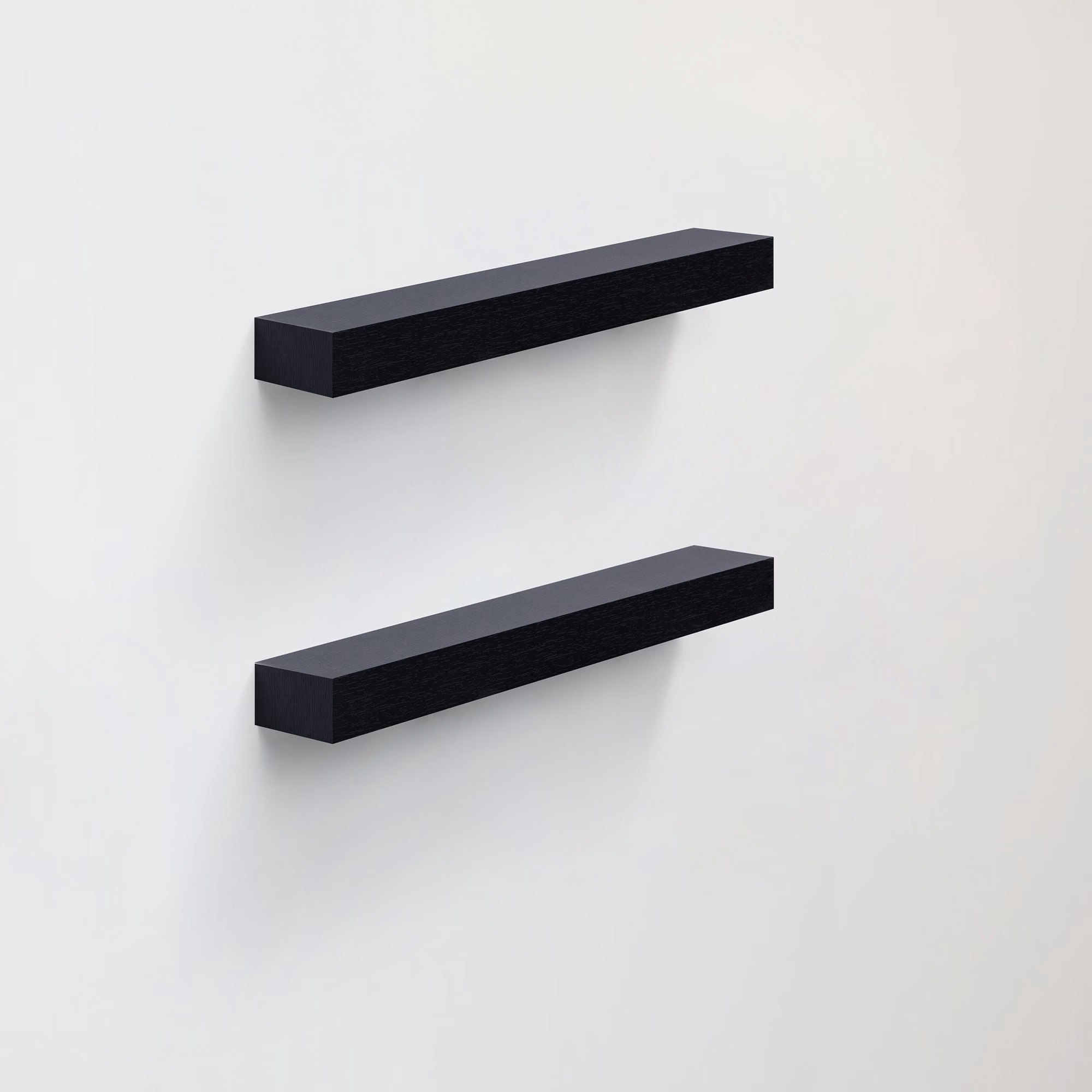 MAYEERTY 2-Piece Floating Shelves with Built-in LED Light, Wall Mounted Display Rack with Invisible Brackets, Organizer for Living Room Bedroom Kitchen