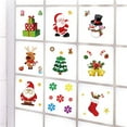 thumbnail image 1 of Xihbxyly Pegatinas Navideñas para Ventana, Diseño de Papá Noel, Fáciles de Despegar y Pegar, Decoración para Ventanas Del Hogar, Decoraciones para Fiestas Navideñas, Papel Transparente, Juego de 1 Pi, 1 of 2