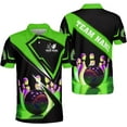 thumbnail image 6 of Personalized Name Bowling Polo Shirts 3D for Men and Women, Bowling Shirt, Bowling Shirts for Men Team Bowling Shirt (Purple, XL), 6 of 10