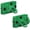 DarkGreen, variant on AMBULL 2 Pack Tractor Bucket Hooks with Tie Down Ring, Grade 70 Forged Steel Bolt On Grab Hook Tow Hook Mount with Backer Plate, Work Well for Tractor Bucket, RV, UTV, Truck, Max 15,000 lbs DarkGreen