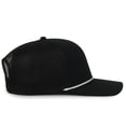 thumbnail image 3 of Outdoor Cap OC771C Premium Modern Trucker w/Cord Cap-Black-Black-White-Cord, 3 of 8