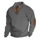 thumbnail image 1 of Spring And Autumn Men's Standing Collar Sweatshirt Is Outdoor Casual Sweaters TopsS, 1 of 4