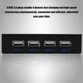 thumbnail image 3 of Panel frontal de disquete USB 2.0 de 3,5'' con bahía de disquete de 9 pines a 4 interfaces HUB USB 2.0, 3 of 13