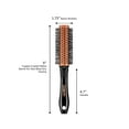thumbnail image 3 of (2 pack) Conair Quick Blow-dry Copper Nylon Round Hairbrush, Copper, 1ct, 3 of 8