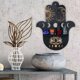 thumbnail image 1 of Creative Wall Mounted Shelf PVC Animal Display Crystal Shelf Wall Hanging Shelf Home Wall Art Decorations Jewelry Storage RackButterflyUnited Kingdom He Qiyong unisex, 1 of 1
