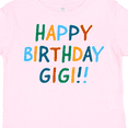 thumbnail image 4 of Inktastic Happy Birthday Gigi Boys or Girls Toddler T-Shirt, 4 of 5
