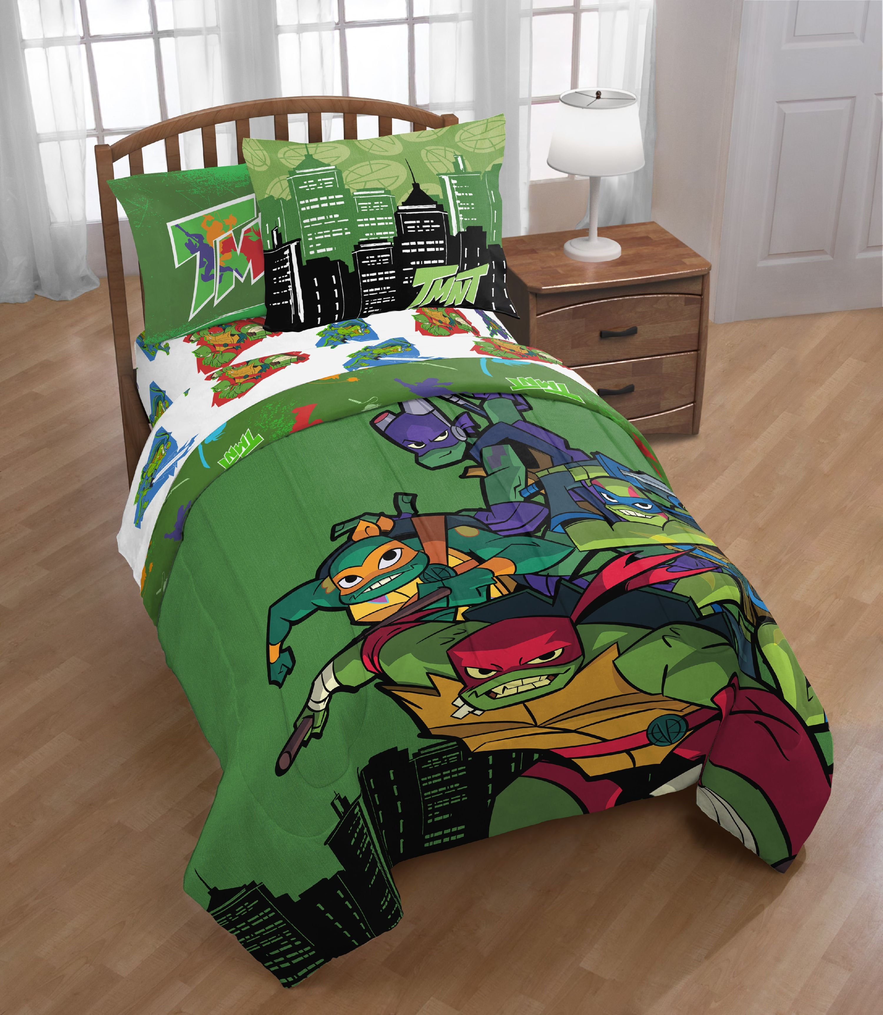 Tmnt Ninja Night Twin Full Comforter, Ninja Turtle Bunk Bed