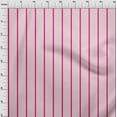 thumbnail image 3 of oneOone Cotton Poplin Baby Pink Fabric Pin Stripe Diy Clothing Quilting Fabric Print Fabric By Yard 56 Inch Wide, 3 of 4
