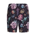 thumbnail image 2 of Lsque Roses Flowers Mens Sleep Pajama Shorts,Short Pajama Pants, Cotton Ultra-Soft Knit-X-Large, 2 of 9