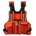 thumbnail image 1 of Adult Adjustable Life Jacket Vest Marine Reflective Sailing Kayak Fly Fishing Adjustable Adult Life Jacket Life Saver, 1 of 5