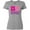AC-Heather Grey, variant on Inktastic Be Kind Logo in Pink and Purple Women's T-Shirt