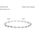 thumbnail image 3 of Stainless Steel Beaded Chain Style Wedding Party School Strand Bracelet, 3 of 3