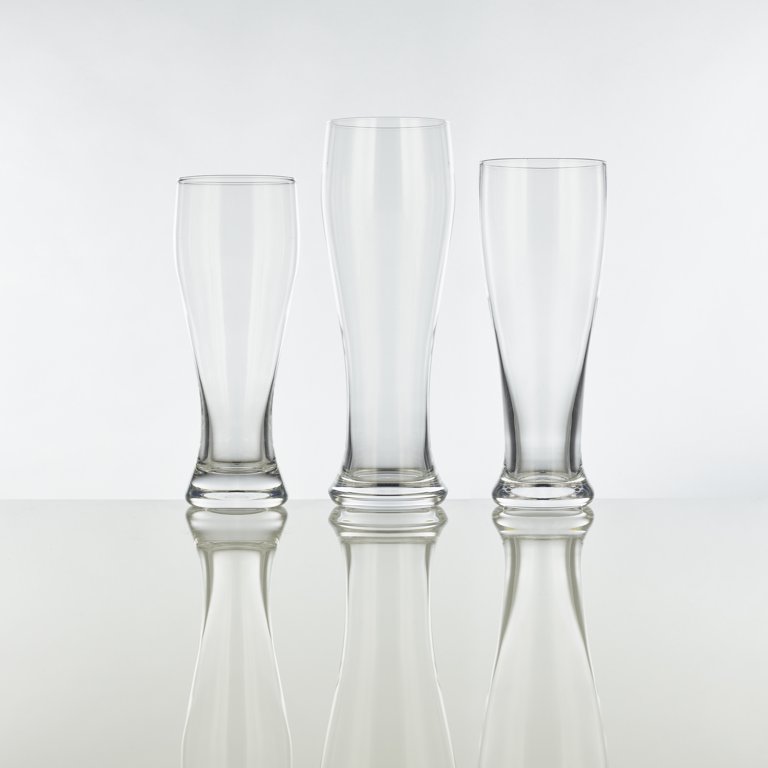 Burns Glass Bar Glasses, Classic Pilsner Tall Glasses