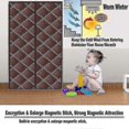 thumbnail image 4 of Magnetic Insulation Curtain Cotton Thickened Keep Warm Winter Hook & Loop Windproof Air-conditioner Summer Door Curtain, 4 of 5