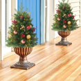 thumbnail image 5 of Glowing Christmas Tree Christmas Planter Filler Planter Christmas Holiday Planter Filler Outdoor Decorations Lighted Faux Xmas Trees With Tripod Stake, 5 of 9