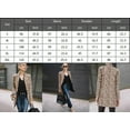thumbnail image 3 of Womens Mid-length Slim Casual Blazer Suit Lady Work cardigan Coat Outerwear, 3 of 5